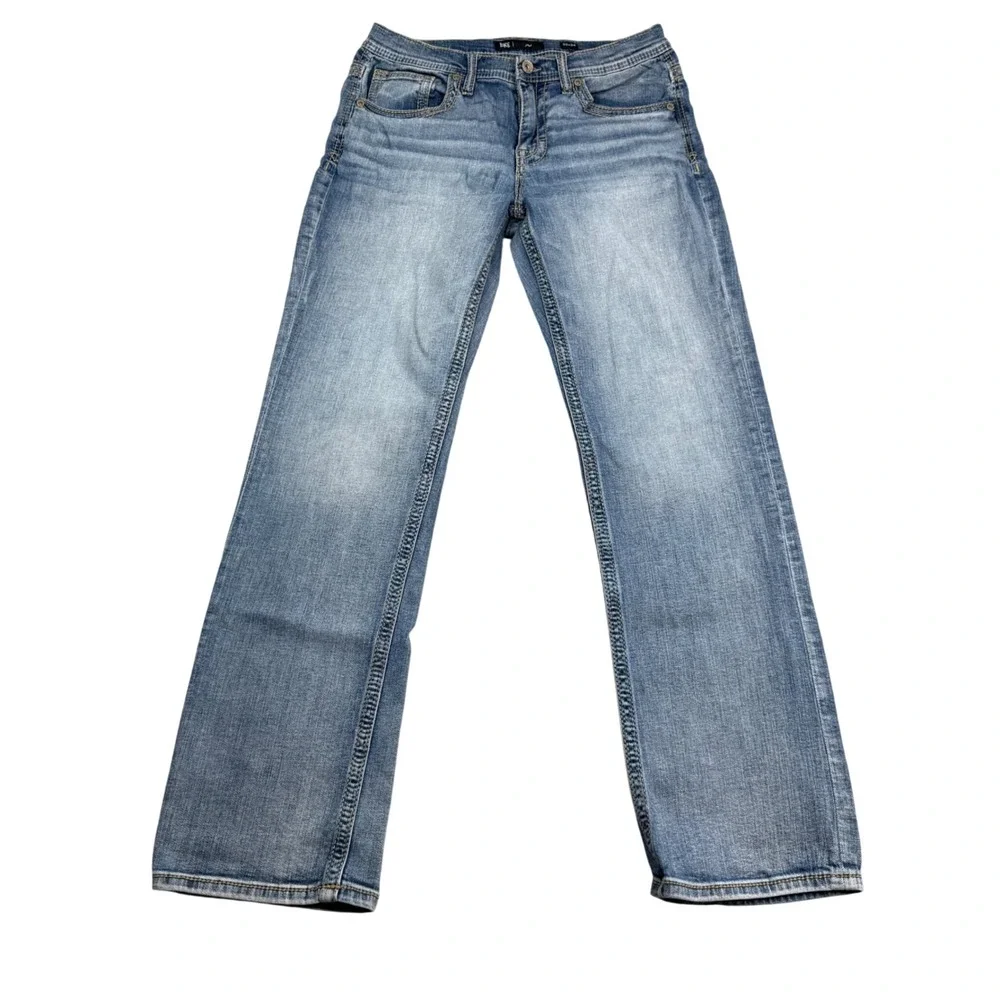 BKE Jake Straight Leg Jeans Mens 33x34 Medium Wash Denim ABS15430